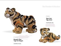 Familia de tigres de Bengala - DeRosa Rinconada Tigres de Bengala Familia 