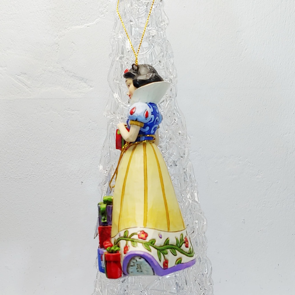 Schneewittchen-Figur zum Aufhängen am Weihnachtsbaum aus der Jim Shore Collection Disney 