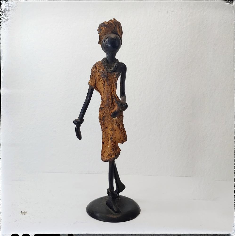 Afrikanische Bronzen aus Burkina Faso - Afrikanisches Bronzehandwerk - Temasarte 5B 
