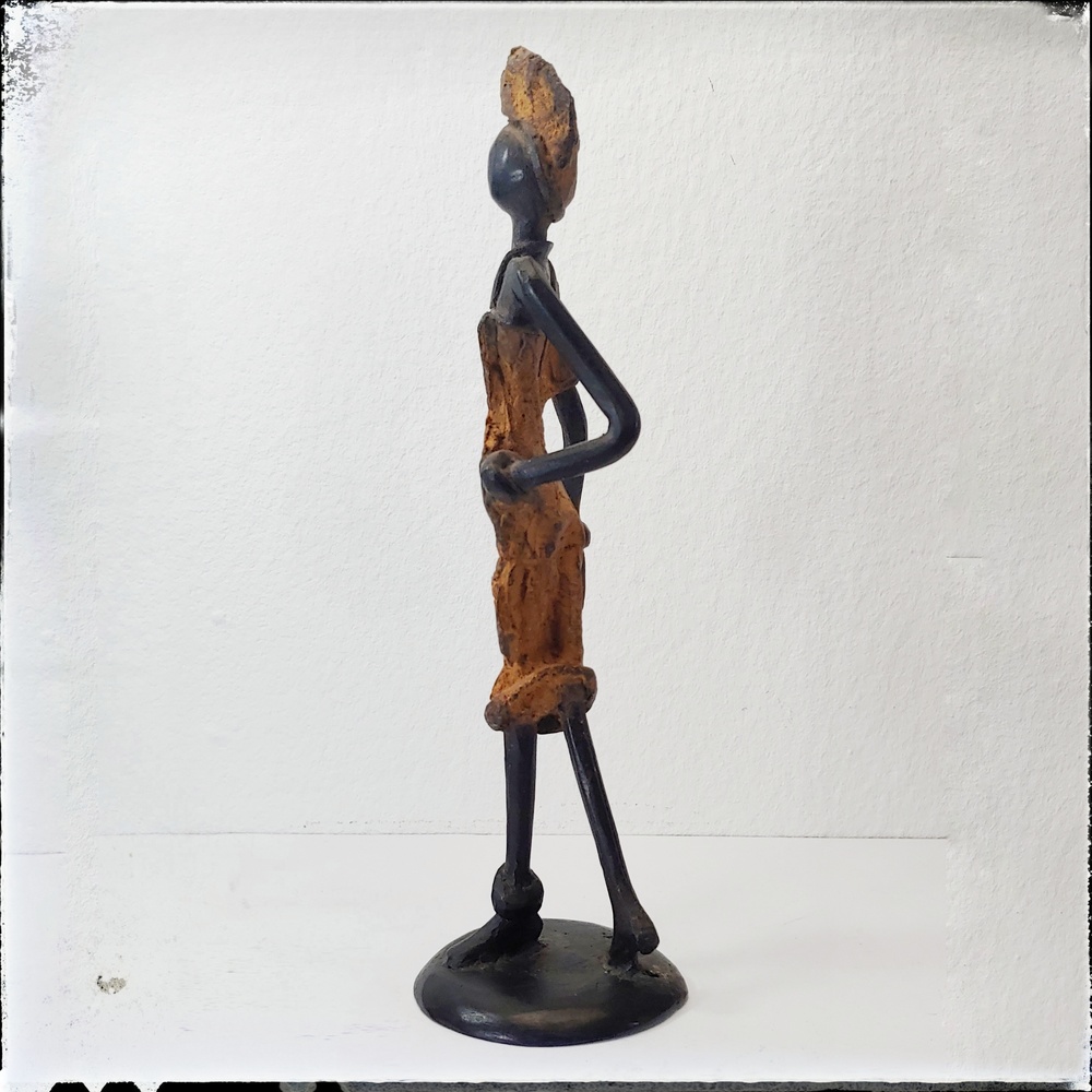 Afrikanische Bronzen aus Burkina Faso - Afrikanisches Bronzehandwerk - Temasarte 5B 