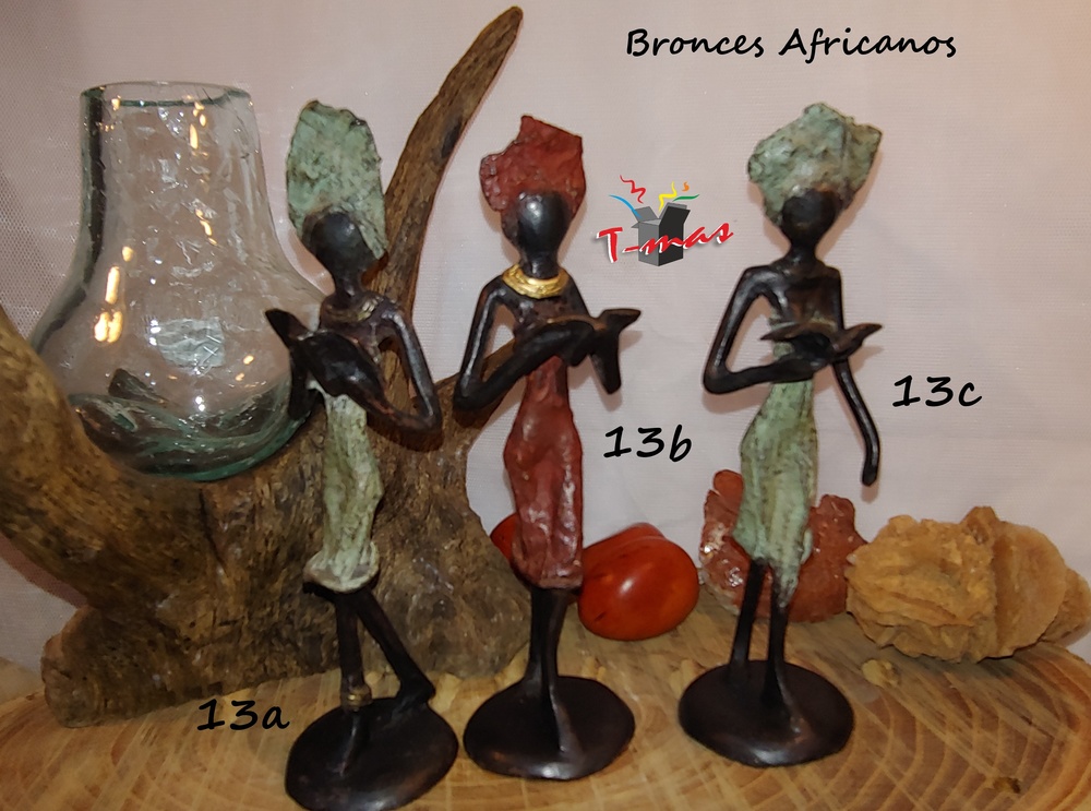 Afrikanische Frauenlesung - afrikanische Bronzen 