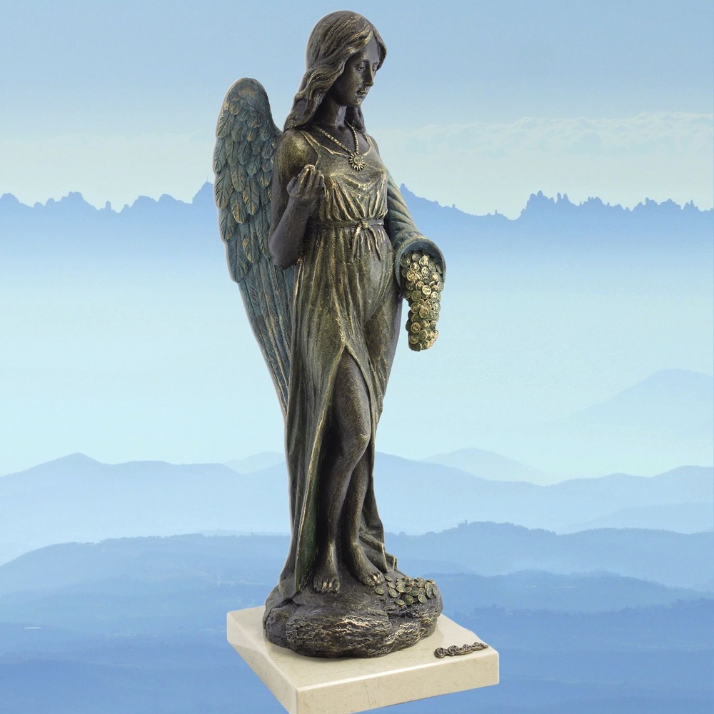 Angeles Anglada - Goddess of Fortune Sculpture - REF. 574 - Sculpture of characters and deities 