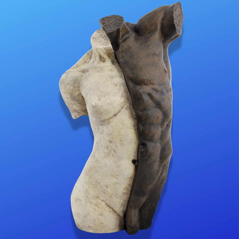 Angeles Anglada - Ivory Link sculpture - REF. 575 - Sculpture of torsos 