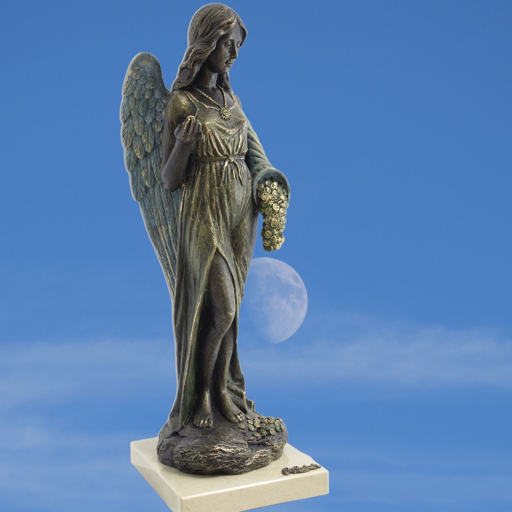 Angeles Anglada - Skulptur der Glücksgöttin - REF. 574 - Skulptur von Charakteren und Gottheiten 