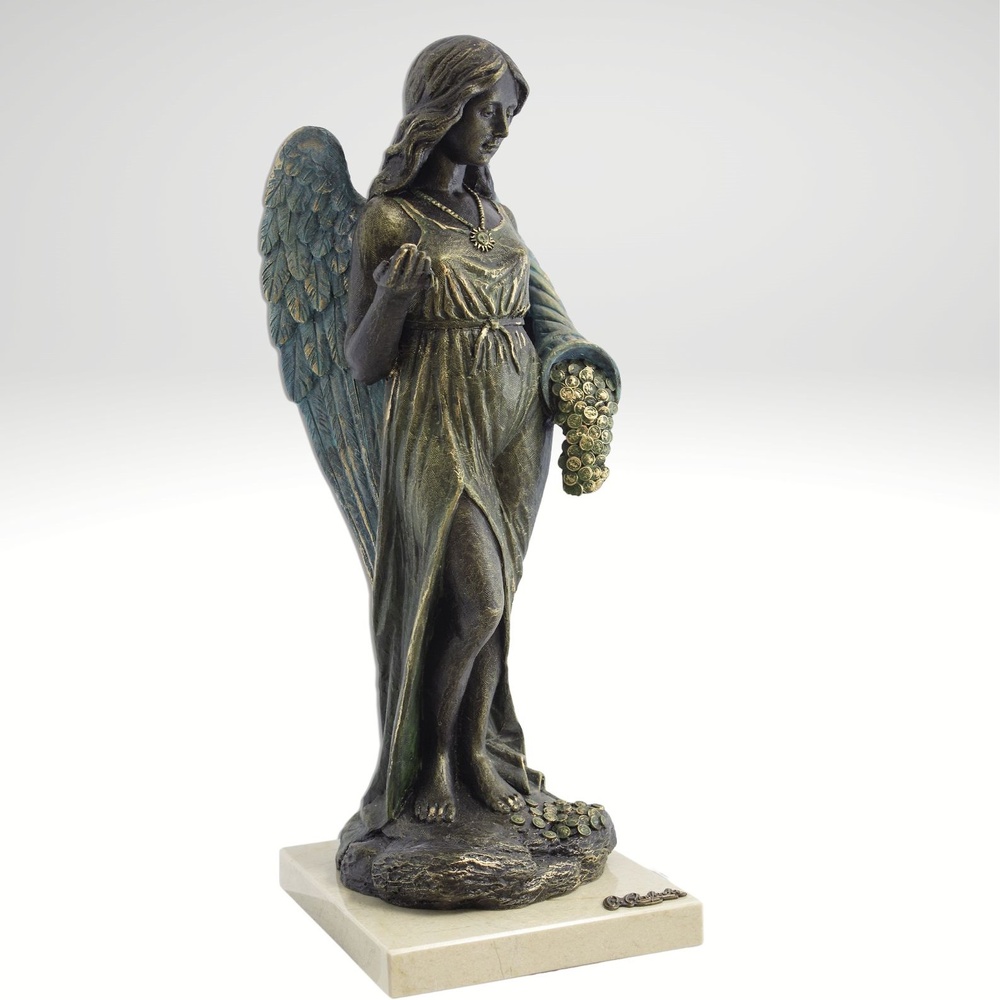 Angeles Anglada - Skulptur der Glücksgöttin - REF. 574 - Skulptur von Charakteren und Gottheiten 