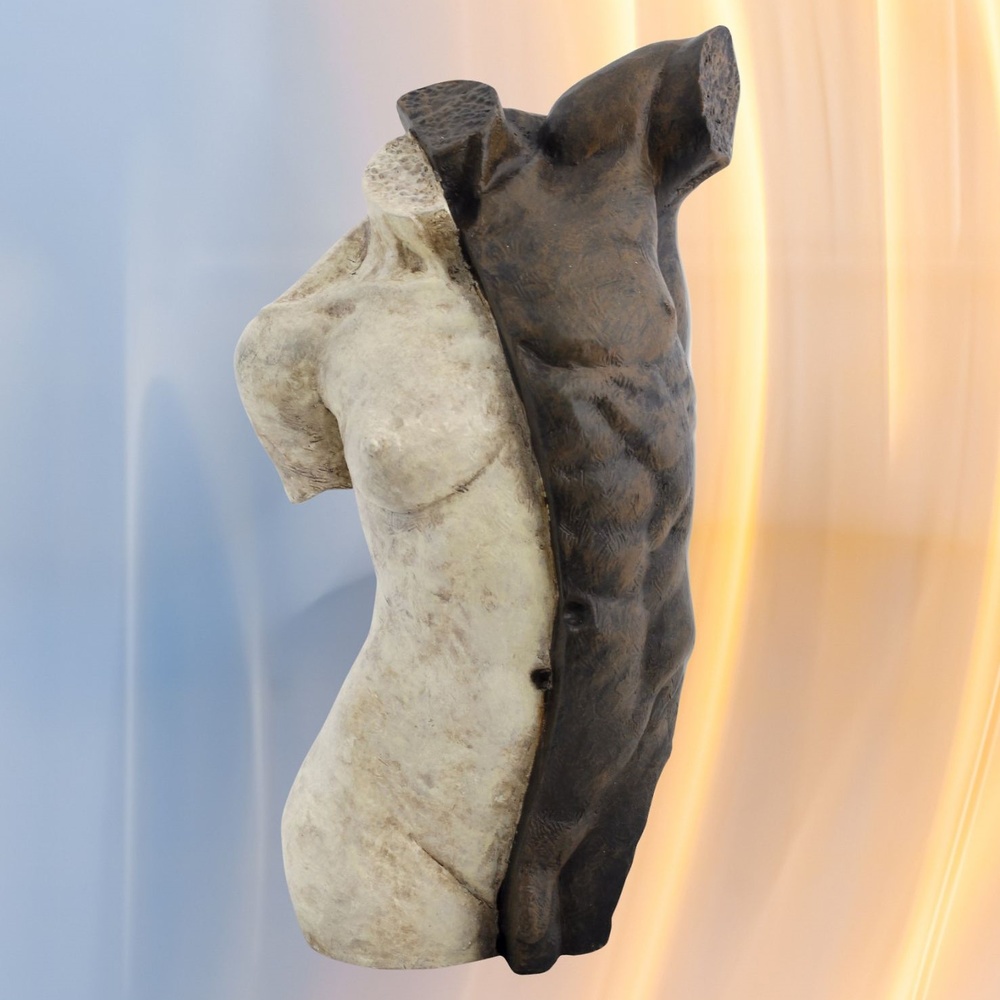Angeles Anglada - Ivory Link-Skulptur - REF. 575 - Skulptur von Torsi 
