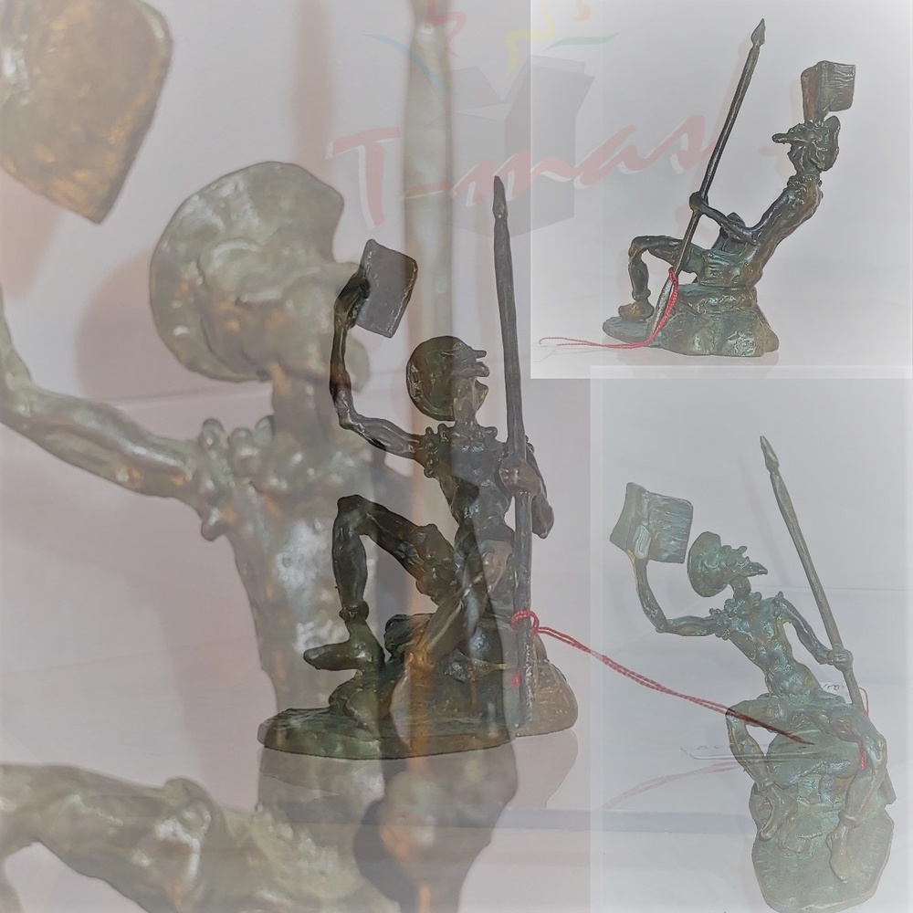 Escultura de Don Quijote 8, Arte Moreno 