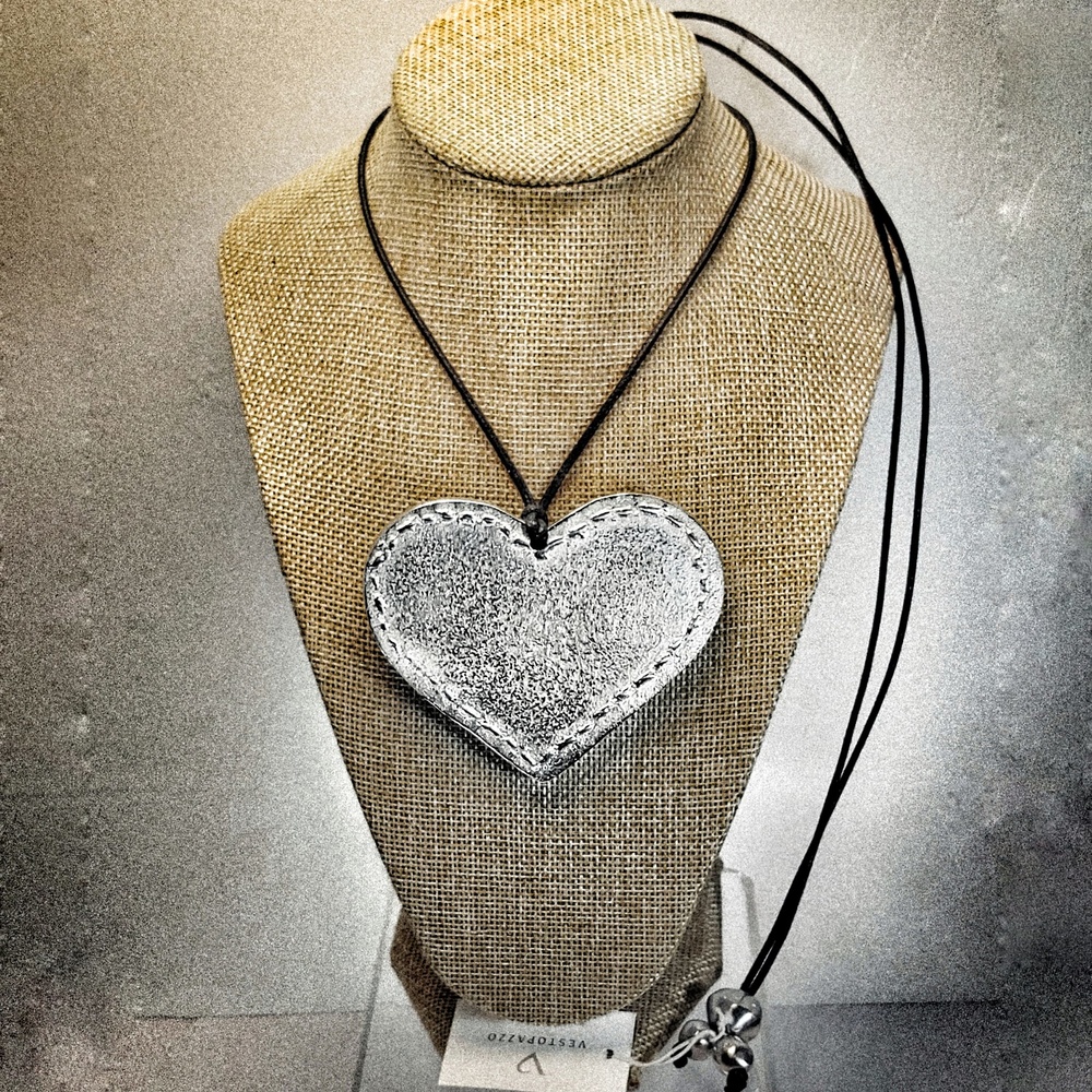 Long silver necklace costume jewelry hotsell