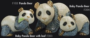 Bear panda family - DeRosa Rinconada 
