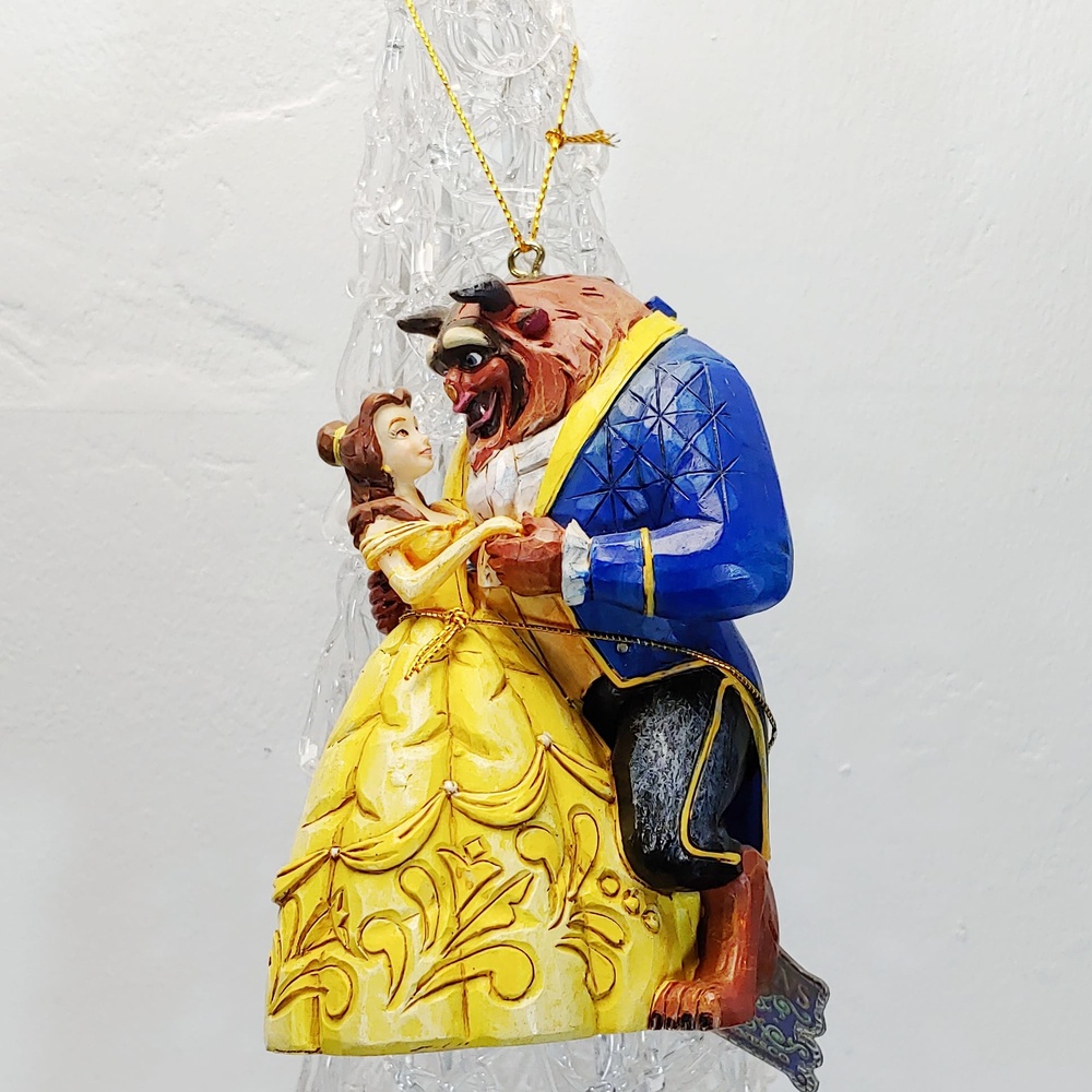 Beauty and the Beast Dancing Disney Hanging Ornament by Jim Shore 
