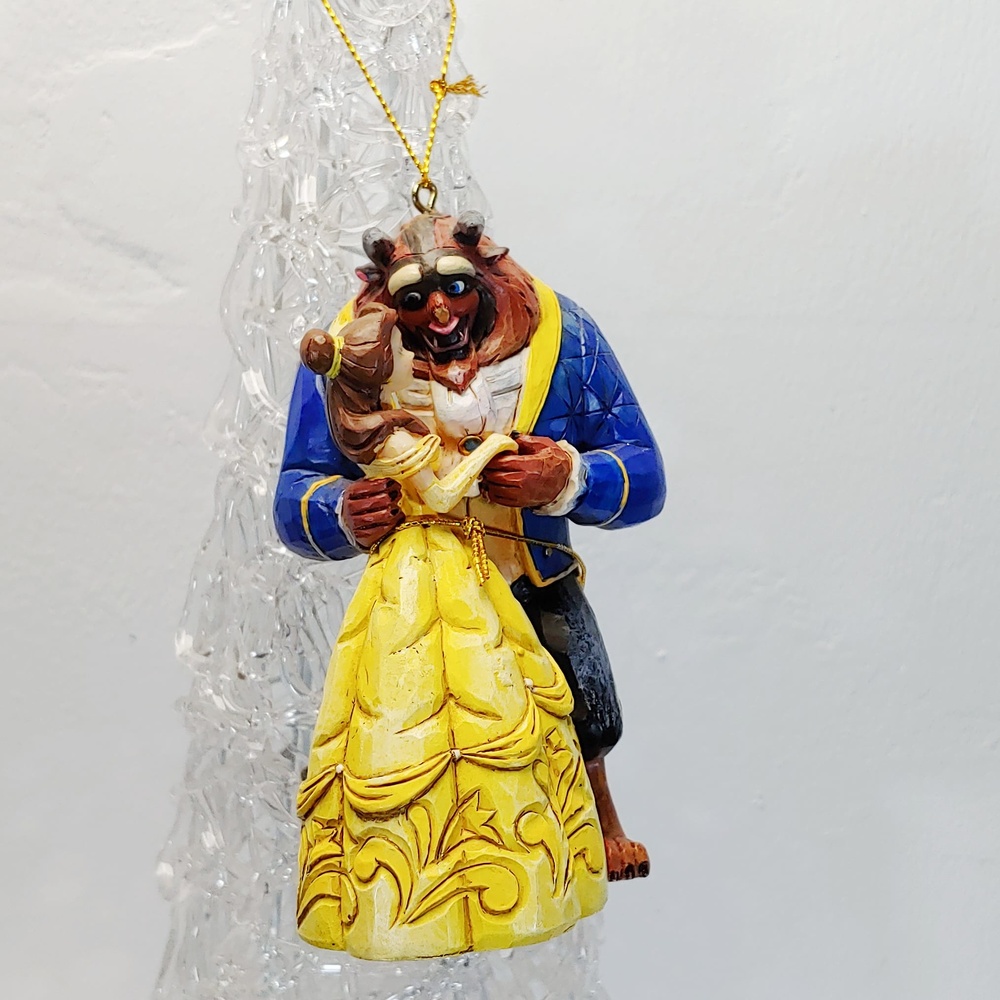 Beauty and the Beast Dancing Disney Hanging Ornament by Jim Shore 