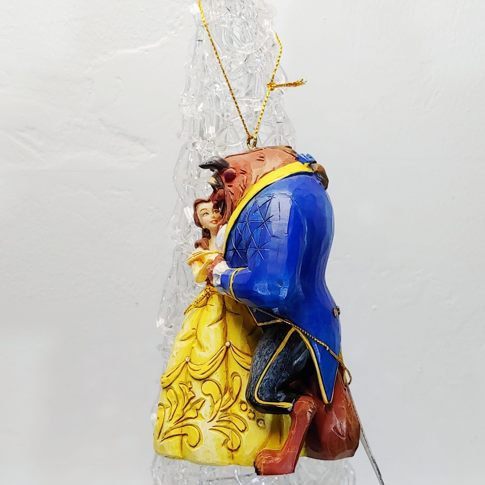 Beauty and the Beast Dancing Disney Hanging Ornament by Jim Shore 