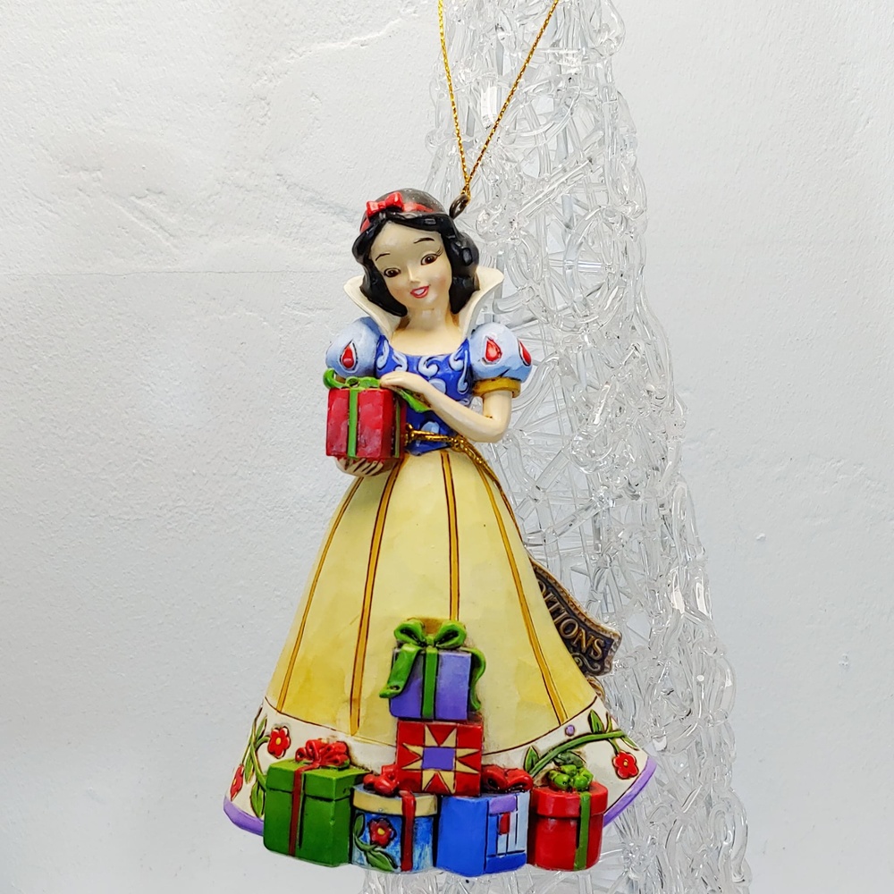 Blancanieves figura de colgar en árbol de Navidad de Jim Shore Colección Disney 