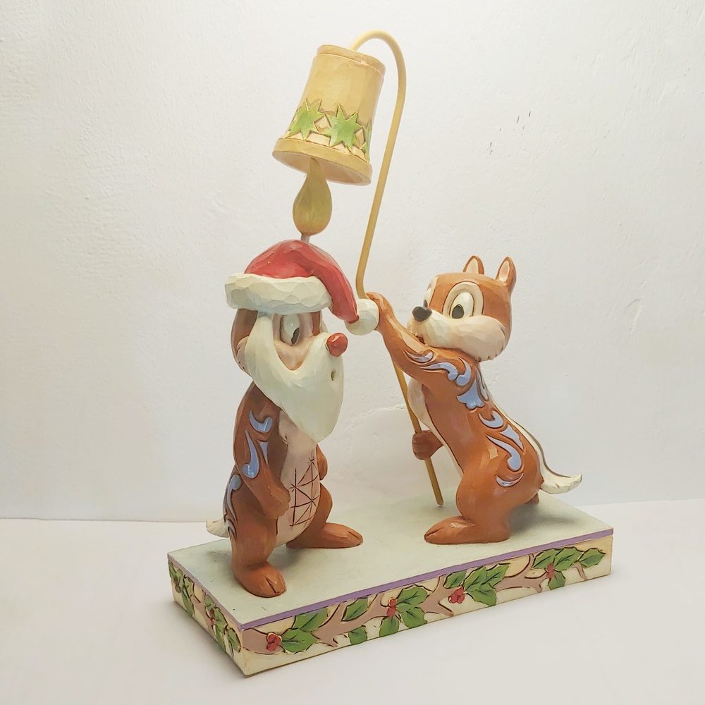 Chip y Chop Jim Shore - Colección de Navidad - Disney 