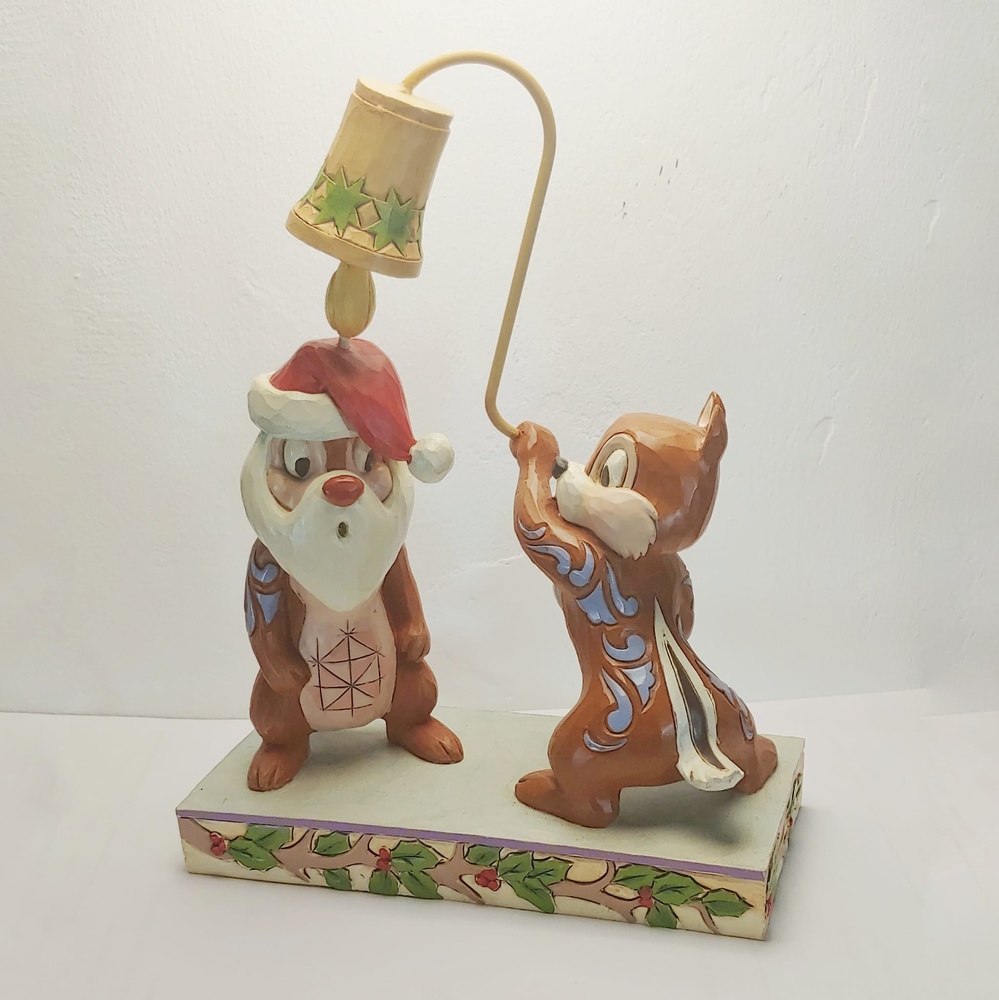 Chip y Chop Jim Shore - Colección de Navidad - Disney 