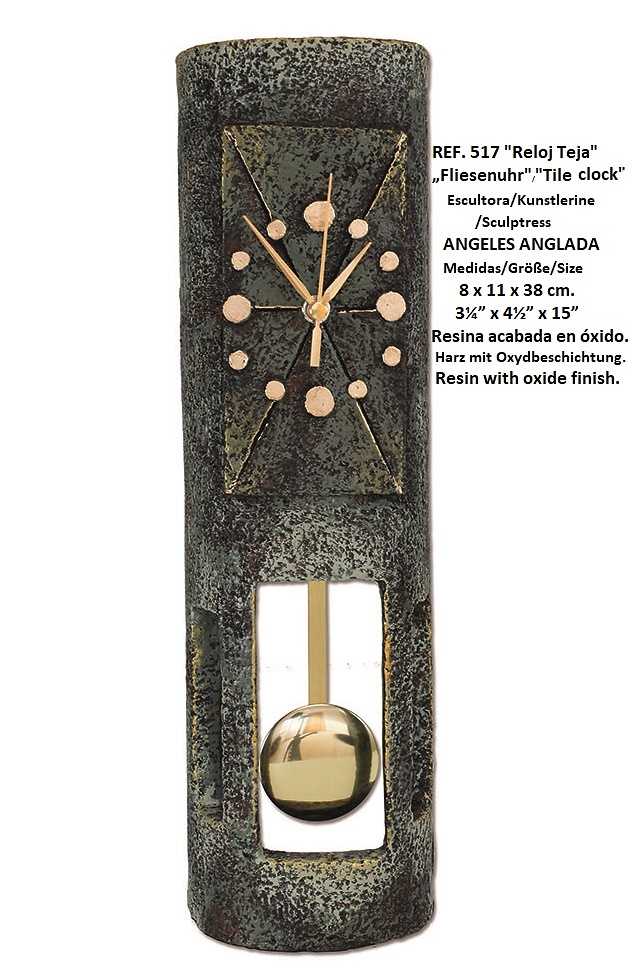 Escultura Reloj de Pared 