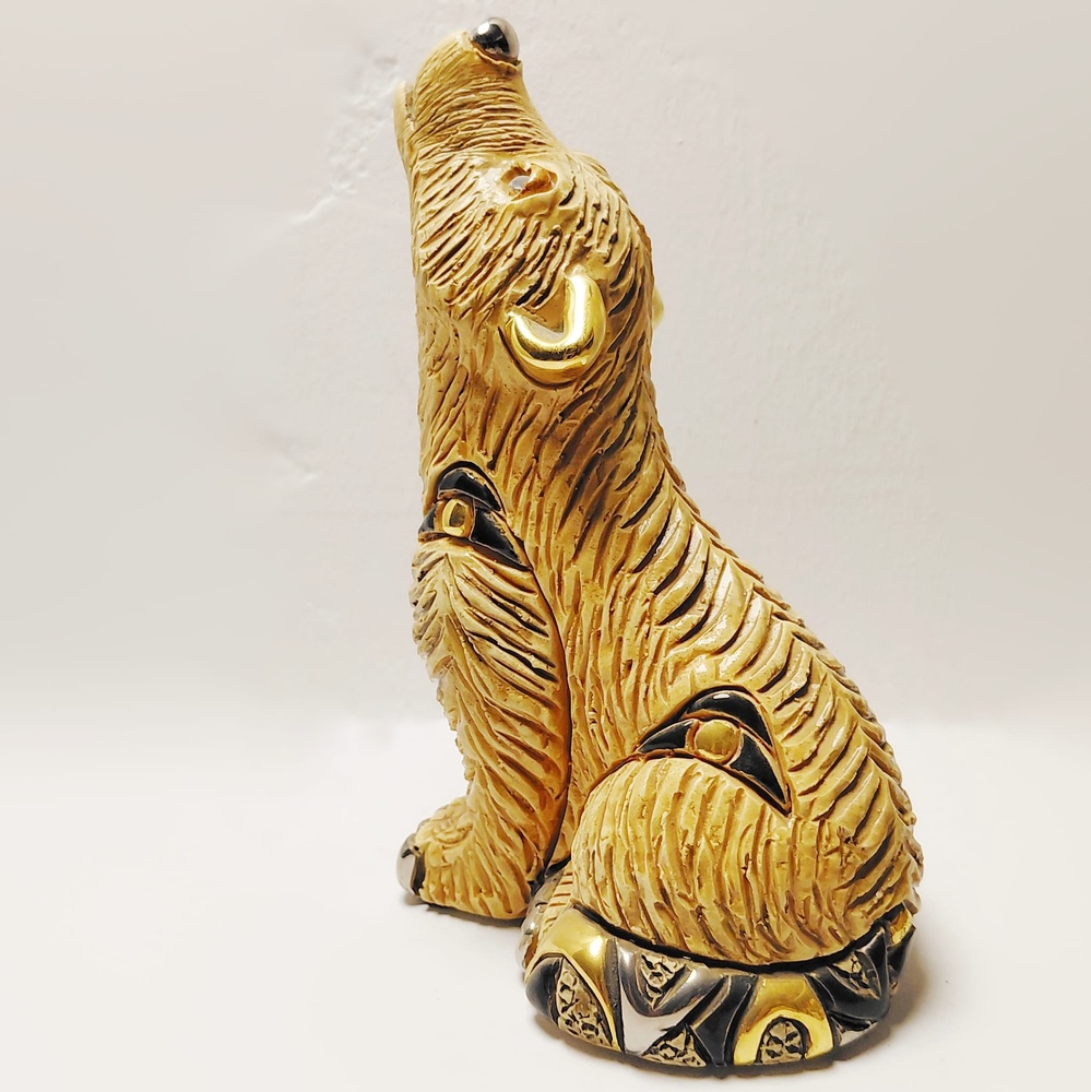 Lobo Aullando F182 - Artesanías DeRosa Rinconada en T-mas y Temasarte.com. 