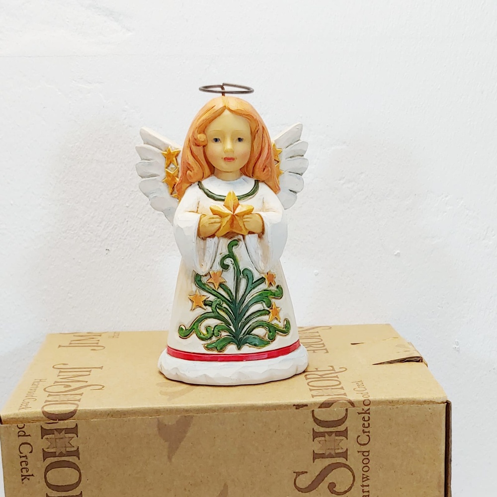 Figur „Engel mit Stern“ von Jim Shore Christmas Collection 