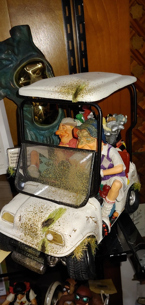 Guillermo Forchino - Los golfistas en buggy (mini) 