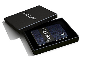 I-clip Wallet (blue color) 