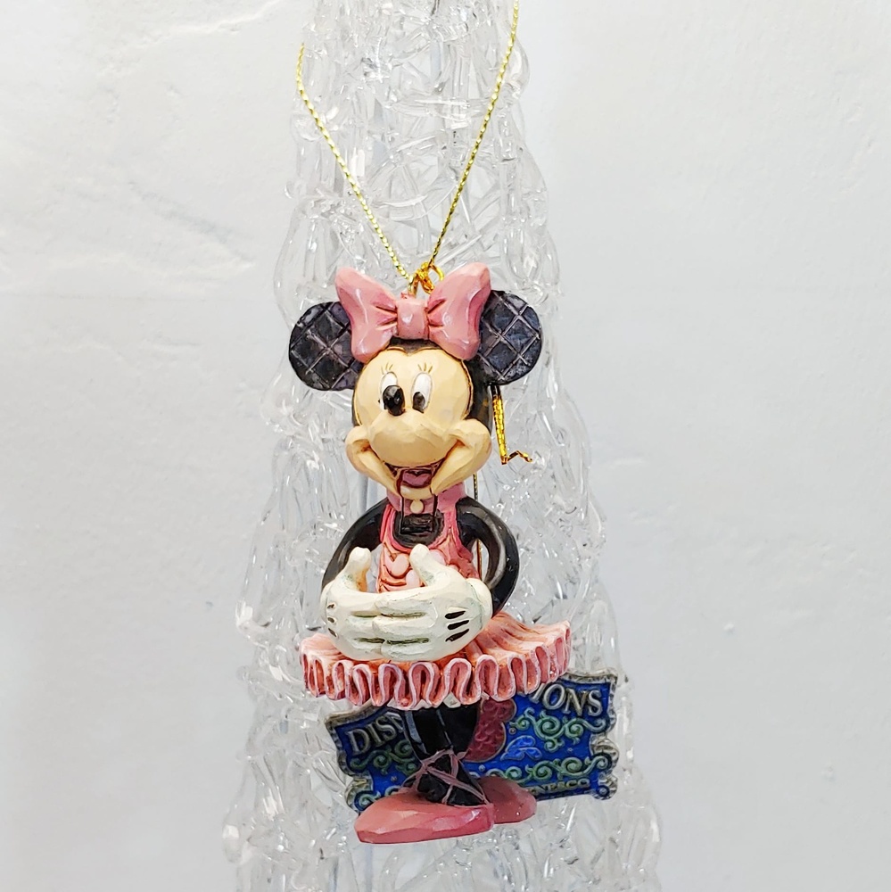 Minnie Mouse Cascanueces ornamento de colgar Disney de Jim Shore 