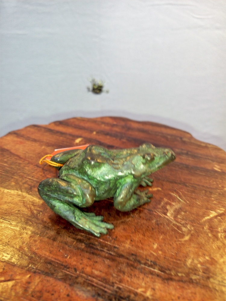 Moreno Art Studio - Bronzener Frosch 