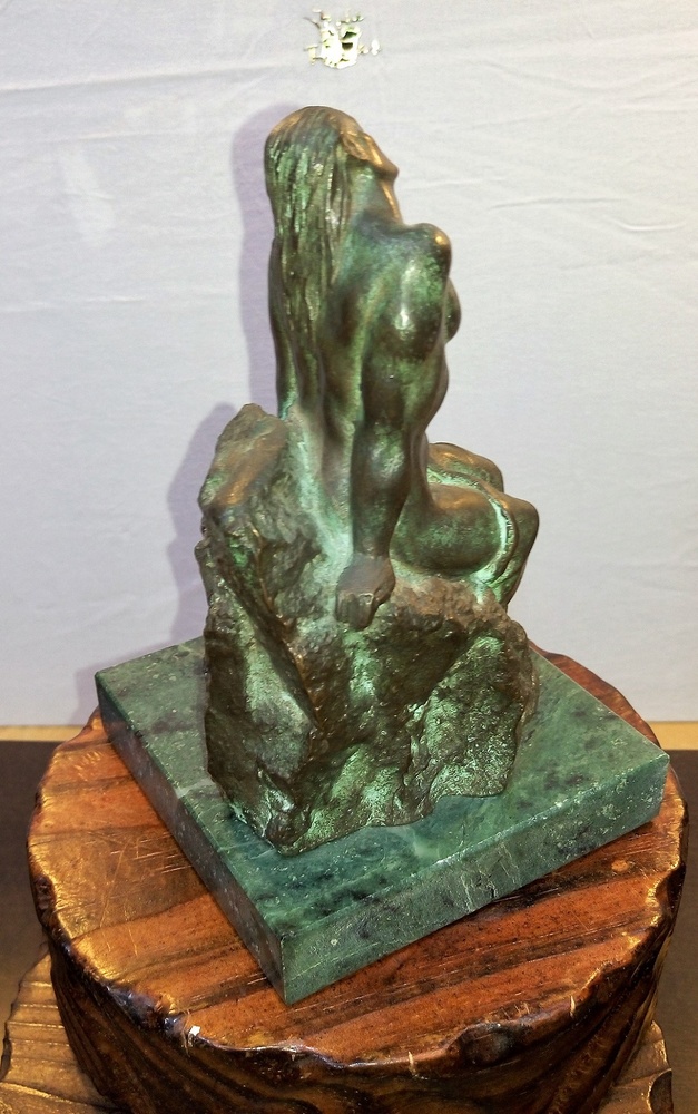 Moreno Art Studio - Woman on Rock 