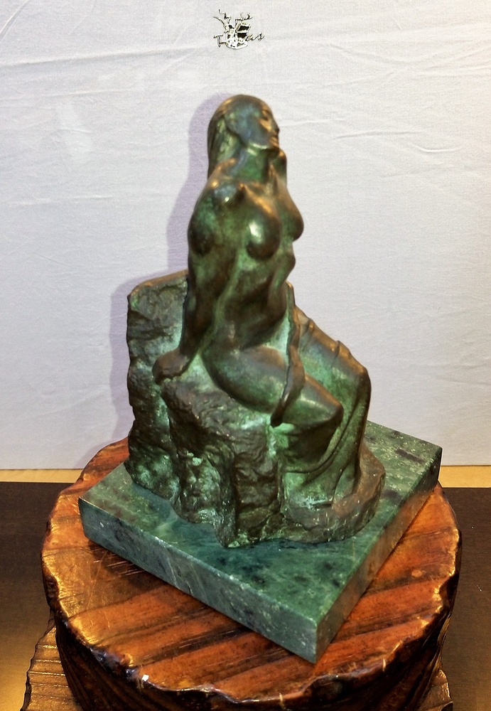 Moreno Art Studio - Woman on Rock 