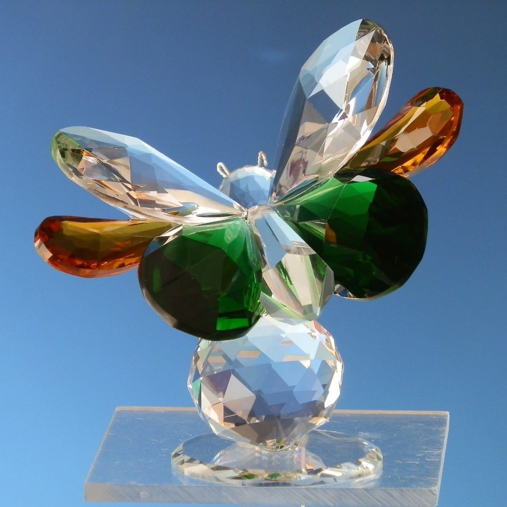 Núria Grau - Butterfly on glass balls 6 wings 