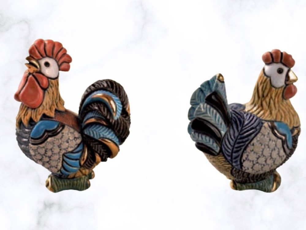 Rooster and hen - DeRosa-Rinconada 