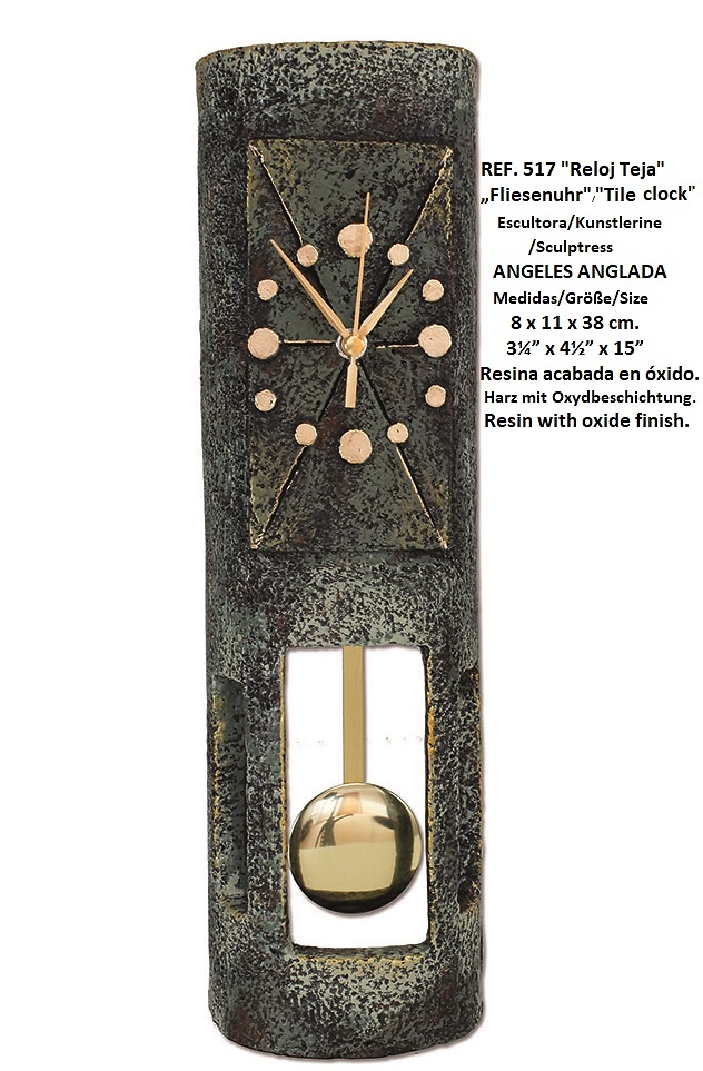 Skulptur Wanduhr 