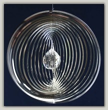 Steel Circular grille crystal ball 