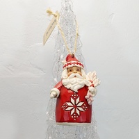 „Nordischer Weihnachtsmann“, hängende Ornamente von Jim Shore – Weihnachtskollektion