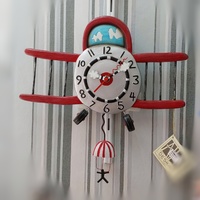 "Airplane jumper" clock with pendulum 127 - Punctual items