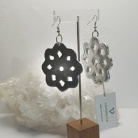 Aluminum "Mandala 4" earrings - Vestopazzo Costume Jewelry