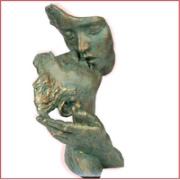 Angeles Anglada - Skulptur "Kuss" Ref. 319
