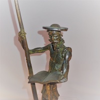 Arte Moreno - "Don Quijote 9" - Bronze, limitierte Auflage.