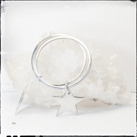 Bracelet "2 Rings with Star" - Vestopazzo Costume Jewelry