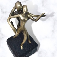 Bronze sculpture on lava"Dance" - Sonata Gallery