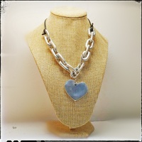 Chain and Heart Necklace - Vestopazzo Jewelry