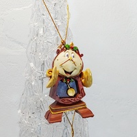 "Cogsworth", Jim Shore Hanging Ornament - Disney Collections