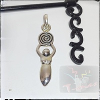 Colgante "Mujer con espiral", plata de ley - T-mas Bijou