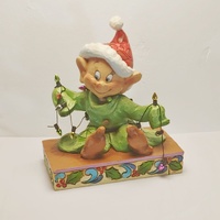 "Dopey lights up Christmas" Jim Shore - Christmas Collection