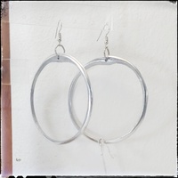 Earrings "5 cm hoops." - Vestopazzo jewelry