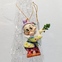Enanito "Tímido", ornamento colgante Jim Shore - Colecciones de Disney
