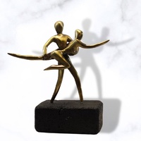 Escultura de bronce sobre lava "Vuelo" - Sonata Gallery
