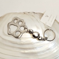 Footprint Keychain - Vestopazzo Aluminum Jewelry AL06052.