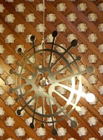 Mobile "Mandala with crystal ball" - Wind mobiles and Spirals.