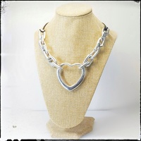 Necklace "Chain w/Heart" - Vestopazzo Jewelry.