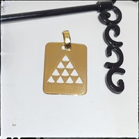 Pendant "Canary Pintadera Pyramid" 189301 - T-mas Bijou.